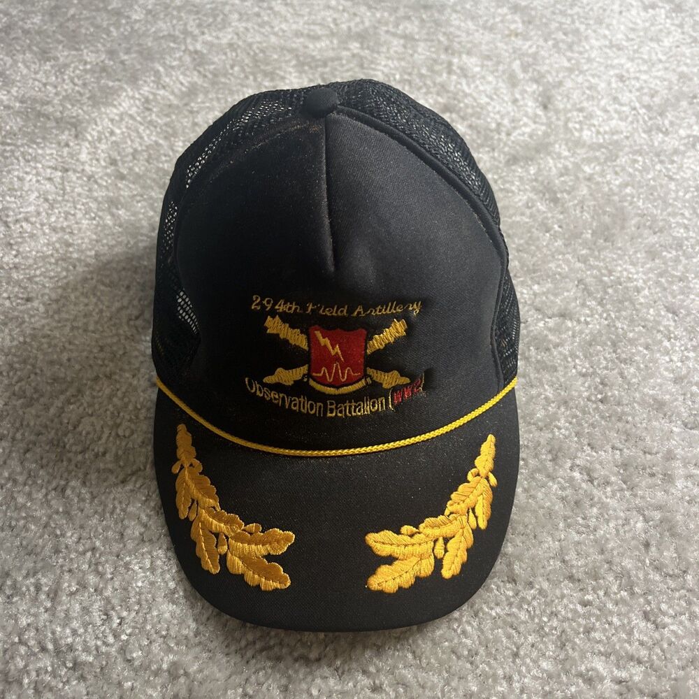 294th Field Artillery Observation Battalion WW2 Hat - Vintage - Otto Snapback